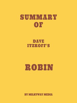 cover image of Summary of Dave Itzkoff's Robin